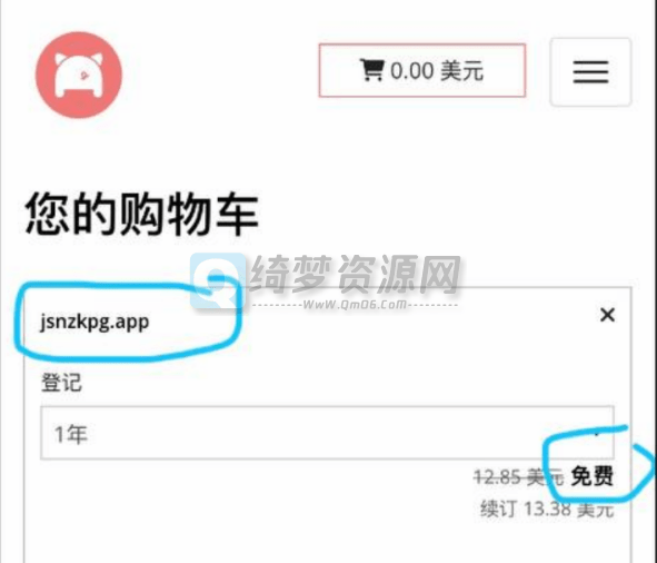 白嫖免费域名.app-白漂资源网