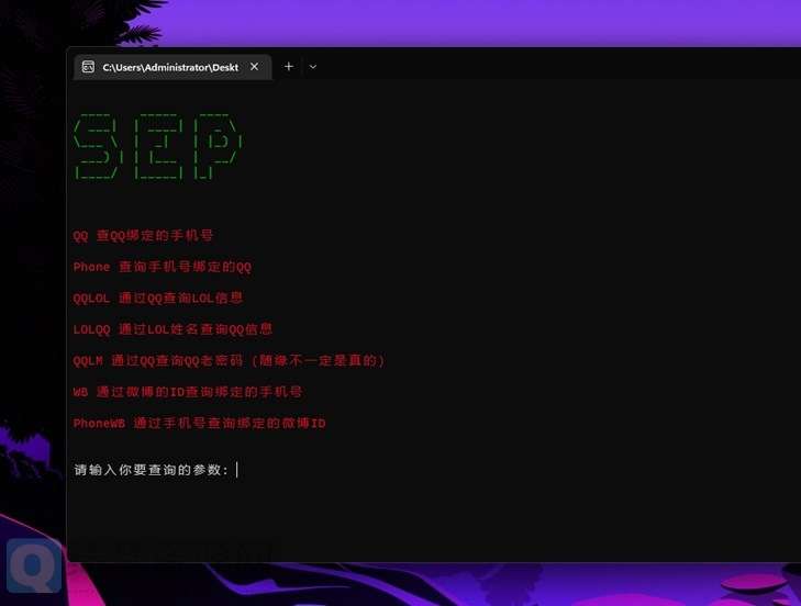 PC_查Q绑 反查 lol信息 微博id-白漂资源网