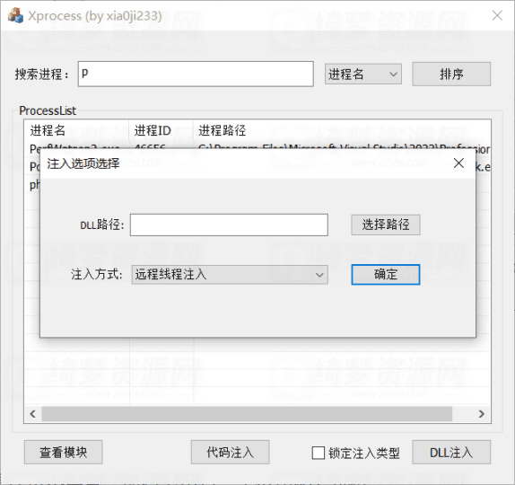 Xprocess注入器-DLL注入器-白漂资源网