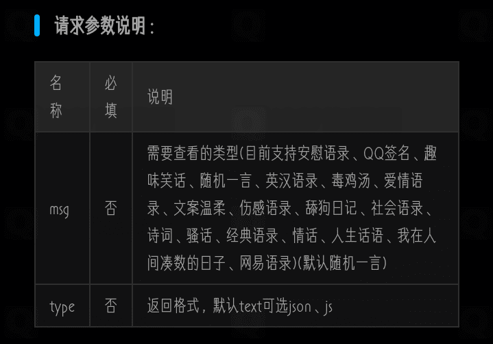 聚合语录PHP接口源码-白漂资源网