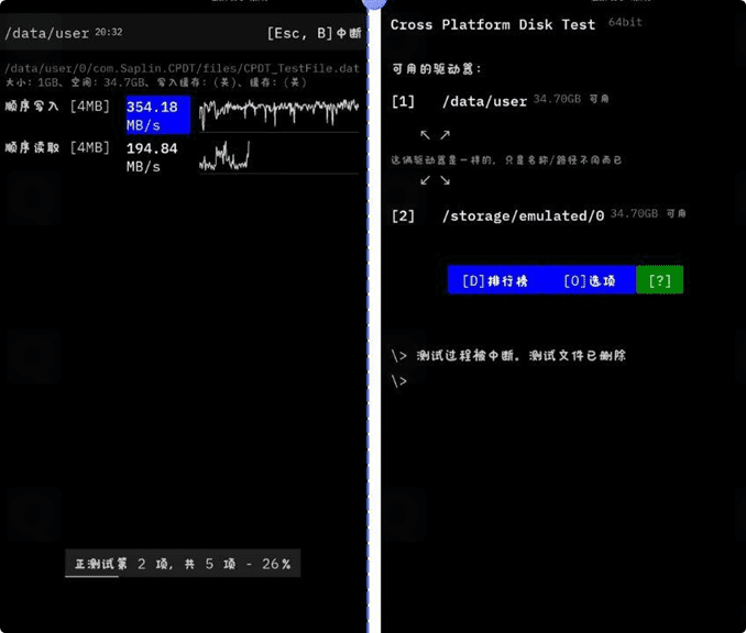 Cross Platform Disk Test-安卓磁盘速度测试-白漂资源网